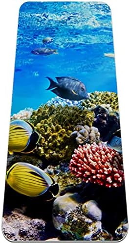Siebzeh tropska riba grupa Premium debeli Yoga Mat Eco Friendly gumene zdravlje & amp; fitnes non Slip Mat