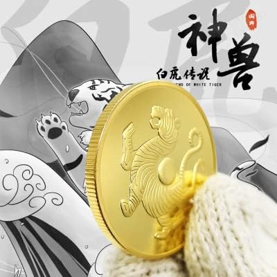 Taoistički set komemorativnog novčića Taishang Laojun Daozu Četiri zvijeri Qinglong bijeli tigar Zhuque