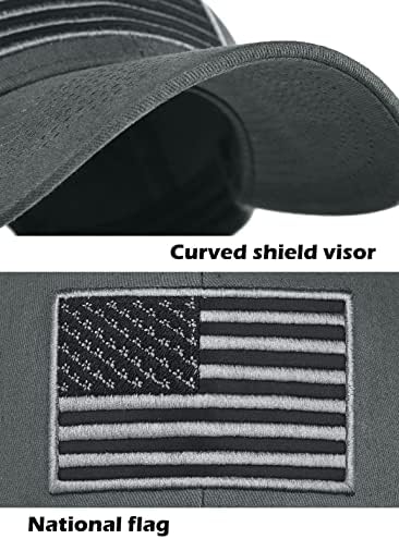LCZTN 2 paketa bejzbol kapa američke zastave za muškarce i žene, Niski profil sad običan Tata šešir