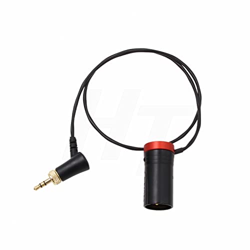 Hangton prijemnik Audio kabel za Sennheiser EK 2000 Sony UWP D21 do Sony FX9 kamere Zvučni uređaji mikser, zaključavanje 3,5 mm TRS XLR 3 PIN niskog profila desnog ugla 20 crvena