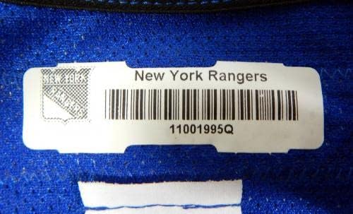 New York Rangers Blank Igra izdana Blue Jersey 58 DP39137 - Igra polovna NHL dresovi