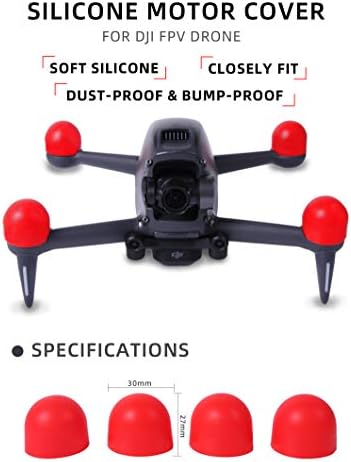 4pcs / set zaštitnici motora Silikonski zaštitni poklopac zaštitni poklopac za DJI FPV drone