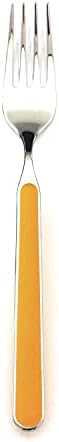 Mepra AZC10O61102 Fantasia stolna viljuška - [pakovanje od 48], narandžasta, 19,8 cm, posuđe za pranje u