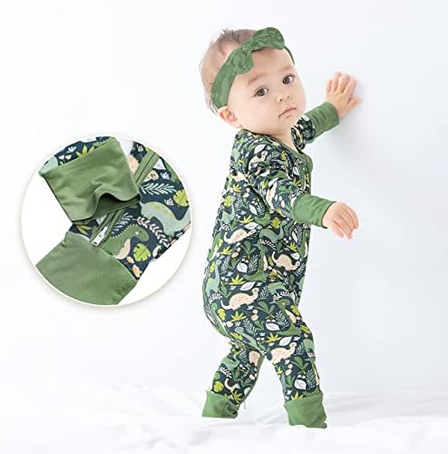 Little Jamjams sa zatvaračim jednodijelnim bambusom viskoza ultra mekani onesie pidžamas Rompers 0-36 mjeseci
