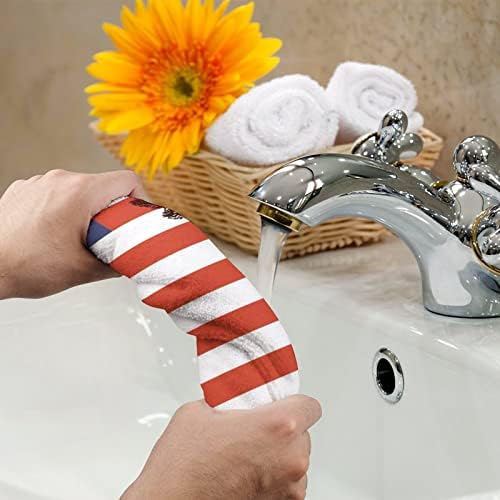 Američka američka indijska zastava za ručnik za lice premium ručnika krpa za pranje za pranje za hotelske