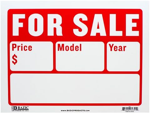 Plastika Na prodaju Retacijska trgovina / Auto za prodaju oznake automobila / automatske prodaje