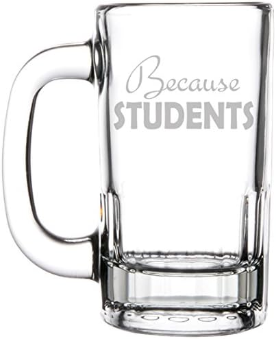 12oz šalica piva Stein staklo jer učiteljica studenata