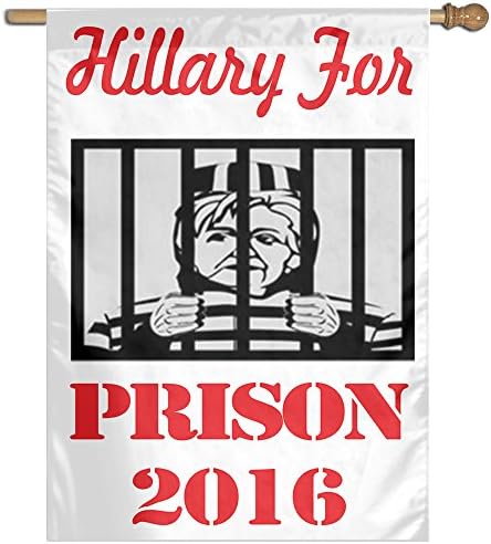 Hillary za zatvor Izborna vlakna Zastava / Kuća Početna stranica / dvorište Baner 6994cm