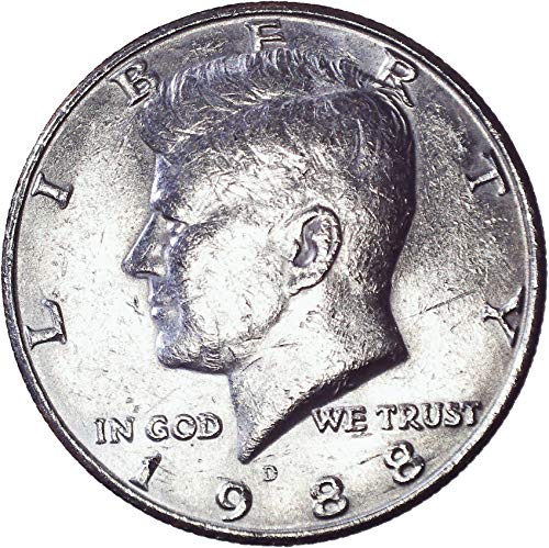 1988 D Kennedy pola dolara 50c veoma dobro