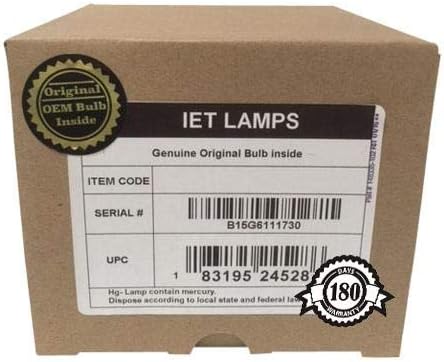 IET svjetiljke - za Epson V13H010L60, ELPLP60 zamjena za zamjenu žarulje projektora sa originalnim originalnim