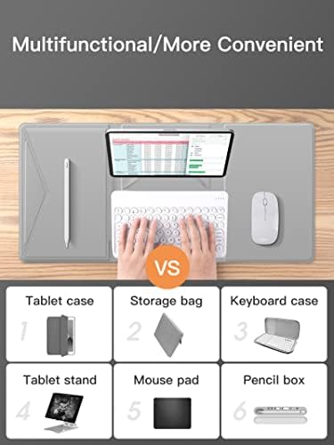 Leijue radna površina za iPad, torba za pohranu / multifunkcionalni postolje / miš, kompatibilan sa iPad