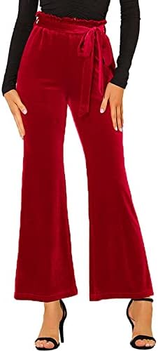 Bokeipai Ženska Moda Casual jednobojne pantalone za jogu visokog struka sa elastičnim pantalonama za jogu