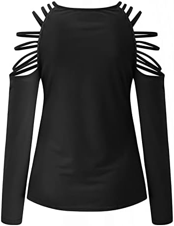 Labava fit bluza majica za dame Ljeto jesen 2023. odjeća trendy dugih rukava Crewneck pamučna grafička majica