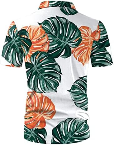 Xxbr Muške havajske majice, ljetni kratki rukav tropski cvjetni tipki dolje opušteno fit plaža casual aloha