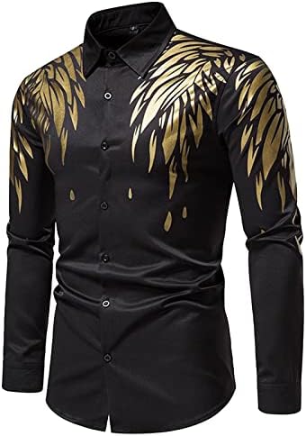ayaso Košulje dugih rukava za muškarce karirane dugmad na dole postolje ovratnik bluza tunika Plus Veličina