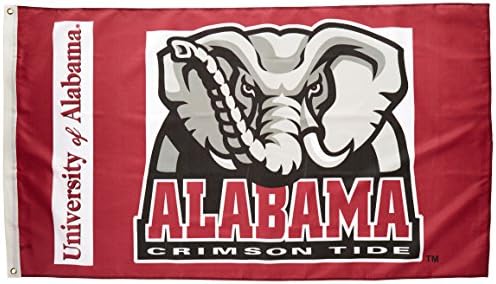NCAA Alabama Crimson plima Elephant Logo 3-po-5 stopa za noge sa grombotama