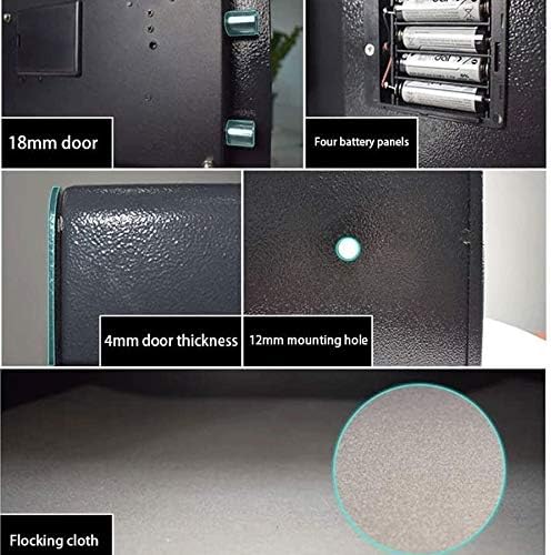 QUUL veliki elektronski digitalni sef, sigurnost doma za nakit-imitacija Brava i sef