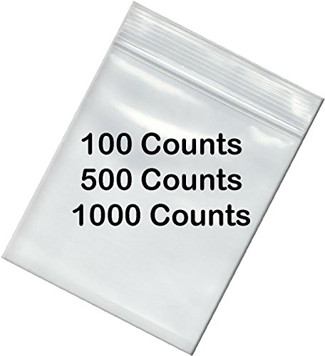 BNY ugao 2 Mil 5x8 prozirne plastične kese za zatvaranje zatvarača 5 x 8 - 100 tačaka