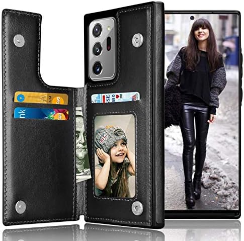 Tekcoo Galaxy Note 20 Ultra novčanik slučaj, minimalistički luksuz PU Koža ID Cash držač kreditne kartice