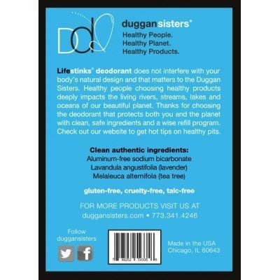Duggan sestre Lifestinks Regularna čvrstoća Lavanda Dezodorans punjenje 4.5 unca