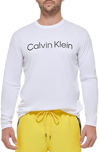 Calvin Klein Muška lagana težina Brzi suhi dugi rukav 40+ UPF zaštita