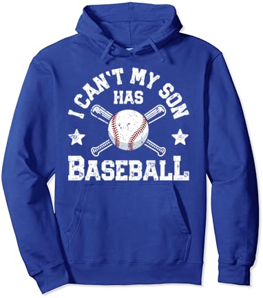 Ne mogu moj sin imati bejzbol hoodie mamu, muškarci za muškarce hvataju tee pulover hoodie