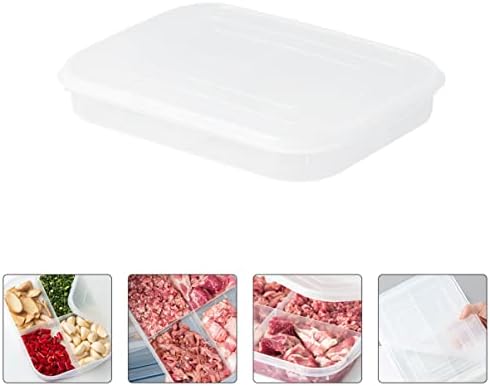 Cabilock 4 kom kutije slanina kontejner: čuvanje posude očuvanje frižider držač govedina kontejneri sa domaćinstvom