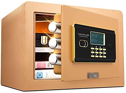 ZZHBXG sefovi svi Čelični sef za lozinku, 26,5 cm za domaćinstvo Mali 2-slojni sef za kancelariju brava