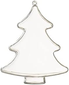 Prozirna plastična božićna stablo Božićni ukrasi DIY CLEAR KARTER KROZZALNI KAMENA DIAMOND