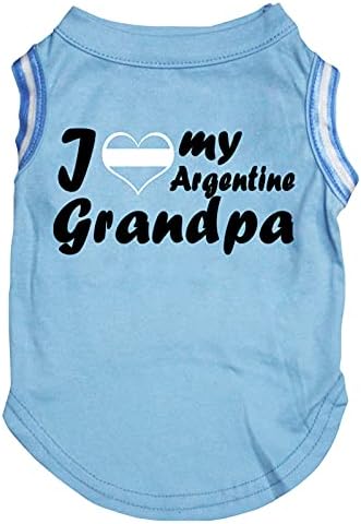 Petitebella Volim Svoju Argentinu Deda Štene Dog Košulju