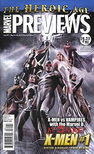Marvel Previews 81 VF / NM; Marvel comic book / X-Men