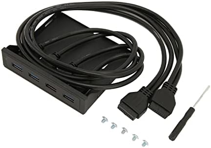 Prednja ploča USB 3.0 Hub 4 porta, 3.5 inčni Floppy Bay USB 3.0 Hub, 5Gbps USB 3.0 high Speed PC Prednja