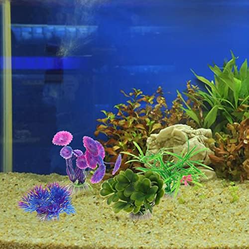 Ipetboom dekoracije akvarija Umjetna akvarijska biljka realistična Plastična vodena biljka s keramičkom