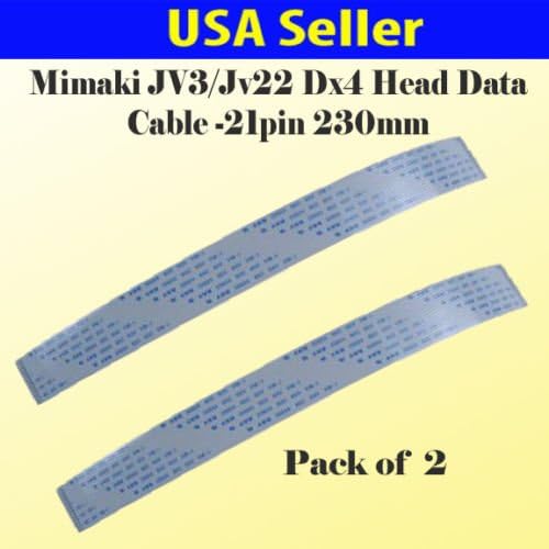 2x kabl za prenos podataka za Mimaki JV3 JV22 Epson Dx4 glava za štampanje 21 pin 23 cm