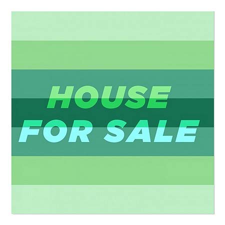 CGsignLab | Kuća na prodaju -Moderni gradijent prozor Cling | 5 X5