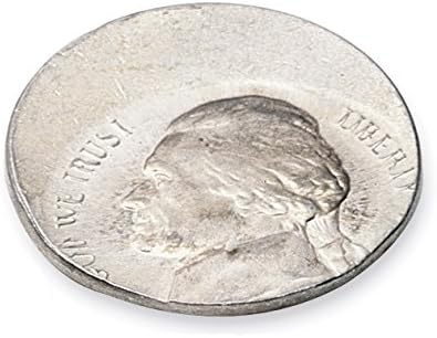 Američka novčića blaga izvan središta niksel američka greška mint