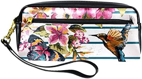 Tbouobt vrećica za šminku Travel Cosmetic torbica torbica torbica sa patentnim zatvaračem, hummingbird leptir