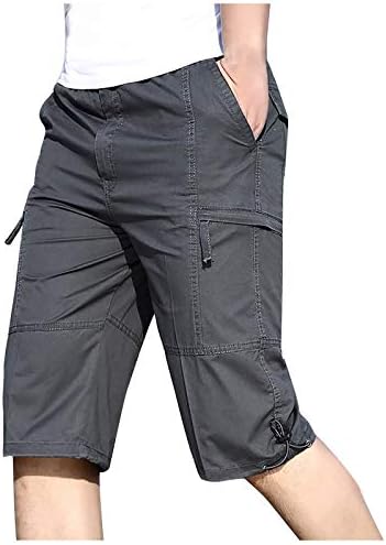 Ymosrh muške kratke hlače modni patentni zatvarač na otvorenom džepne kratke hlače Sportske kombinezone