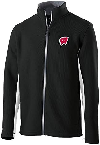 Outey Sportswear NCAA Wisconsin Badgers Invert jakna, srednja, crna / bijela
