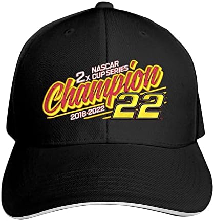 Joey Logano 22 Champion bejzbol kapa podesivi šešir Muškarci Žene za trčanje vježbe i aktivnosti na otvorenom