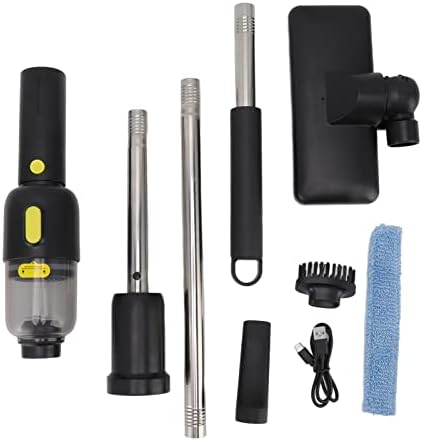 Chiciris bežični štap vakuum, 6000PA USB punjivi vlažni suhi usisivač za tepih za čišćenje kose