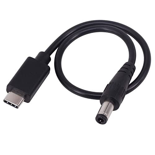 Yeworth [2 Pack] 0.25 M USB 3.1 Tip C USB-C muški na DC 5.5x2.5mm muški priključak za produžetak kabla za