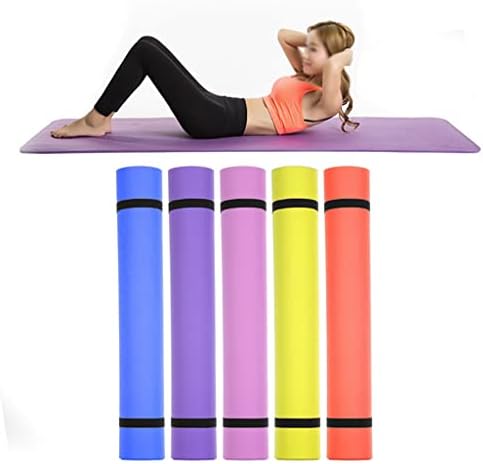 WDBBY prostirka za jogu Sportska prostirka za fitnes debljine 4 mm prostirka za jogu za sve namjene (Boja