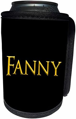 3drose Fanny popularno ime za djevojčice u SAD-u. Žuto. - Može Li Se Omotati Za Flašu Hladnjaka