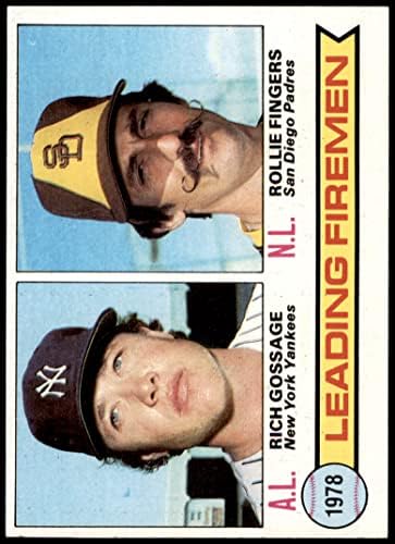 1979 FAPPS 8 Vodeći vatrogasci Rollie Fingers / Goose Gossage Yankees / Padres Ex / Mt Yankees / Padres