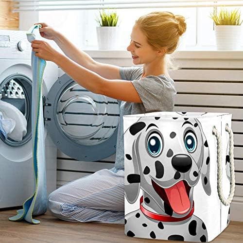 Inhomer slatki dalmatinski pas 300D Oxford PVC vodootporna odjeća Hamper velika korpa za veš za ćebad igračke