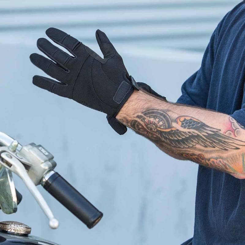 Sportska Fabrika-Cross Glove Black & amp; Grey najbolje rukavice za motocikle za sve vremenske uslove za motocikle lako pričvršćivanje zgloba senzor ekrana osetljivog na dodir