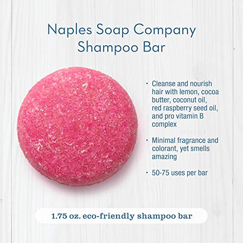 Napuljska sapunska kompanija Solid Shampoo Bar – bez parabena, alkohola, Ptalata – ručno rađena, pH izbalansirana, ekološka, Hidratantna njega kose, sigurna i efikasna za sve tipove kose, traje 50-75 upotreba – Sunkissed