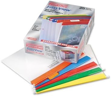 Pendaflex: EasyView Poly viseće fascikle datoteka, pismo, različite boje, 25 po kutiji -: - Prodaje se kao 1 BX
