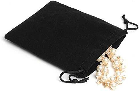 QianCraftKits torbe za nakit, 75kom baršunaste poklon torbe, vezice